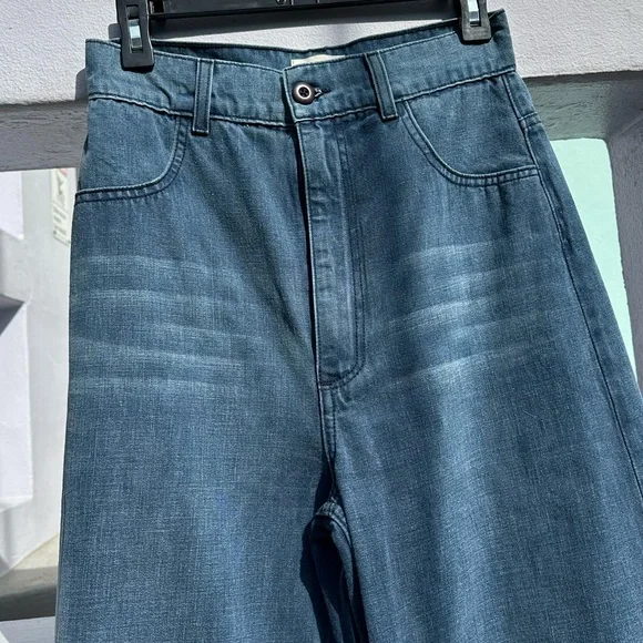 Doen Blue Wide Leg Jeans - Picture 3 of 11